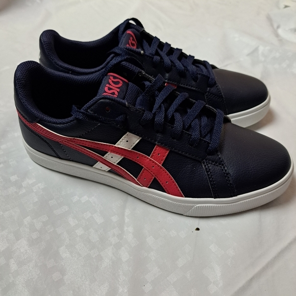 ASICS Women's Navy and Pink Sneakers - Picture 3 of 10